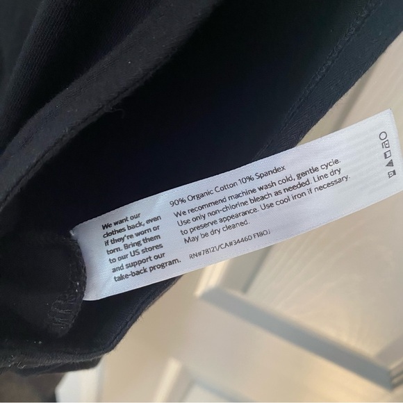 Eileen Fisher Black Jumpsuit Romper organic cotton small - Picture 9 of 9